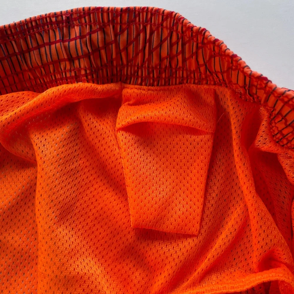 Nike Swim Trunks Board Shorts Quick Dry Athletic Geometric Print‎ L